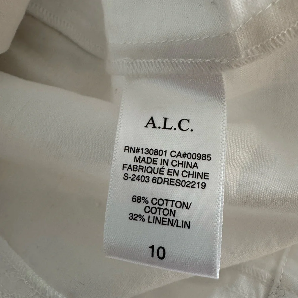 🆕 ALC White “Ryan” Mini Dress - Picture 11 of 13